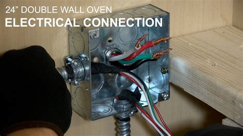 distance between oven and junction box|wall oven electrical connection box.